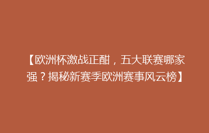 【欧洲杯激战正酣，五大联赛哪家强？揭秘新赛季欧洲赛事风云榜】