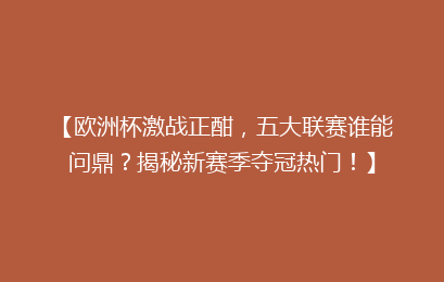 【欧洲杯激战正酣，五大联赛谁能问鼎？揭秘新赛季夺冠热门！】
